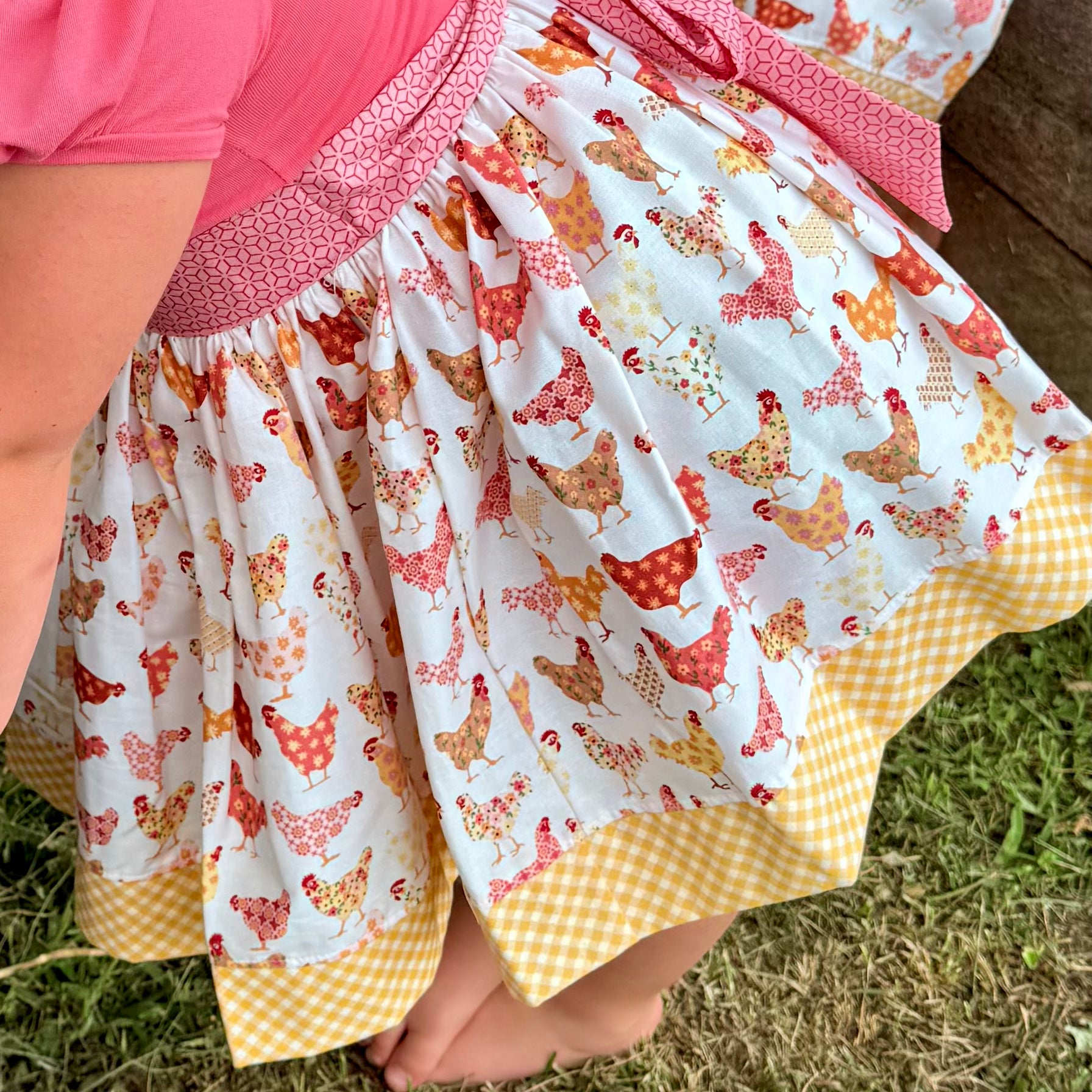 Chicks in the Coop Twirl dress (ships in 2 weeks)