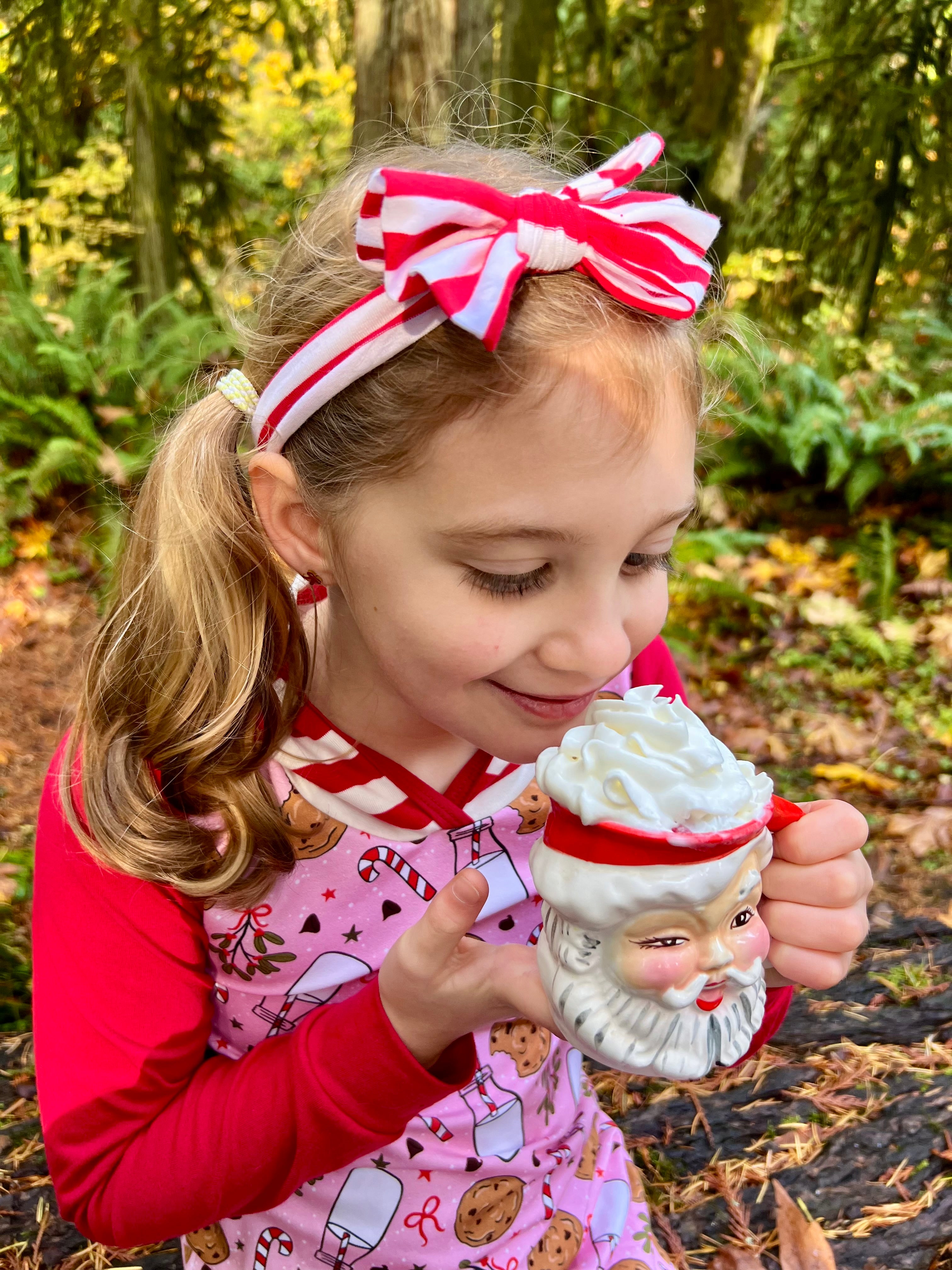 Crumble Claus Long Sleeve Hooded Tunic (ships in 2 weeks)