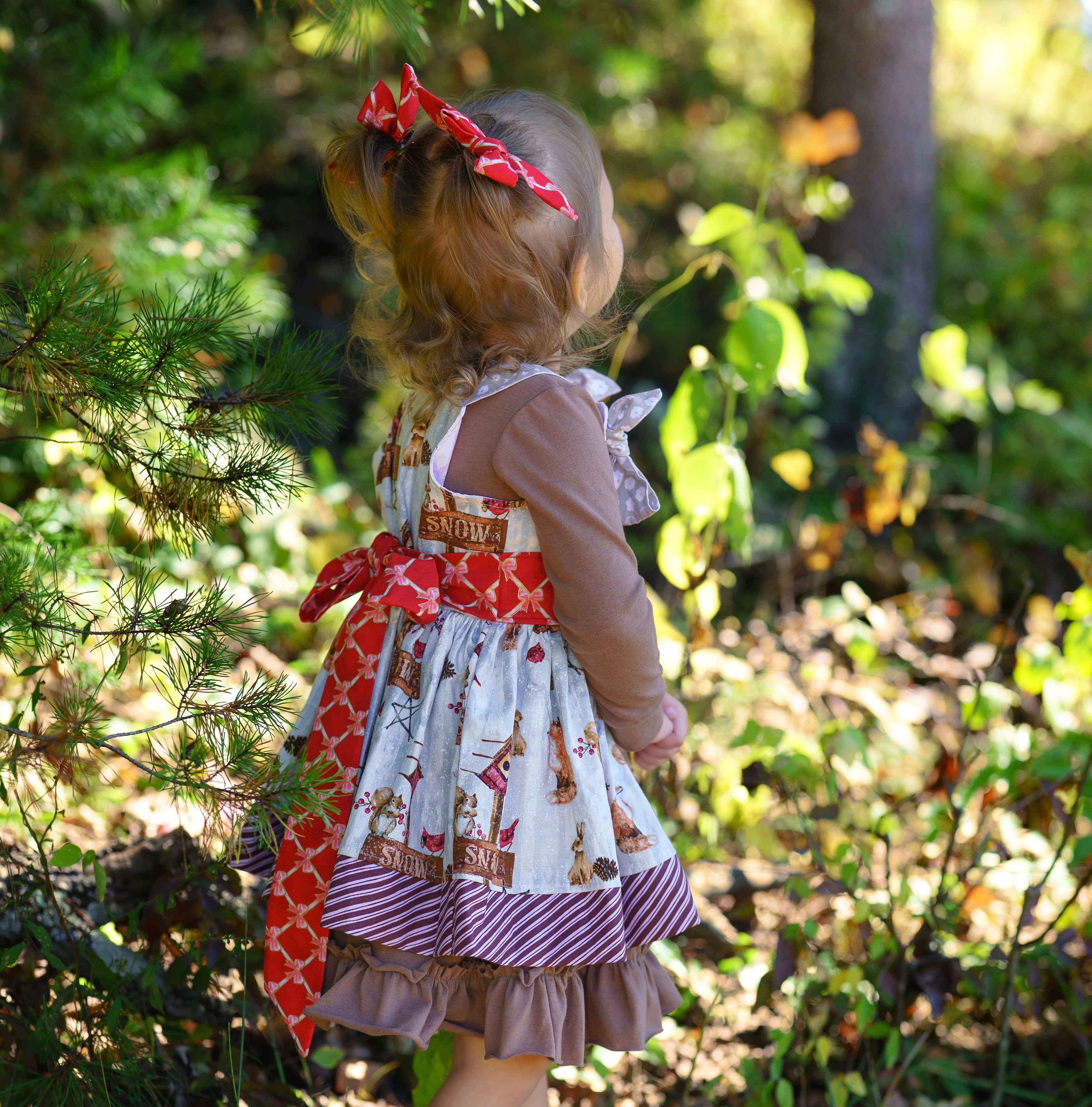 Winter Wander'land Knot Dress (ships in 2 weeks)