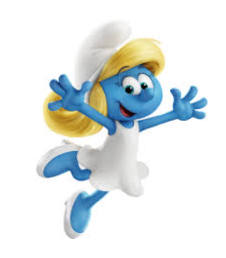 Smurfette Tank Peplum Top and Bubble SET