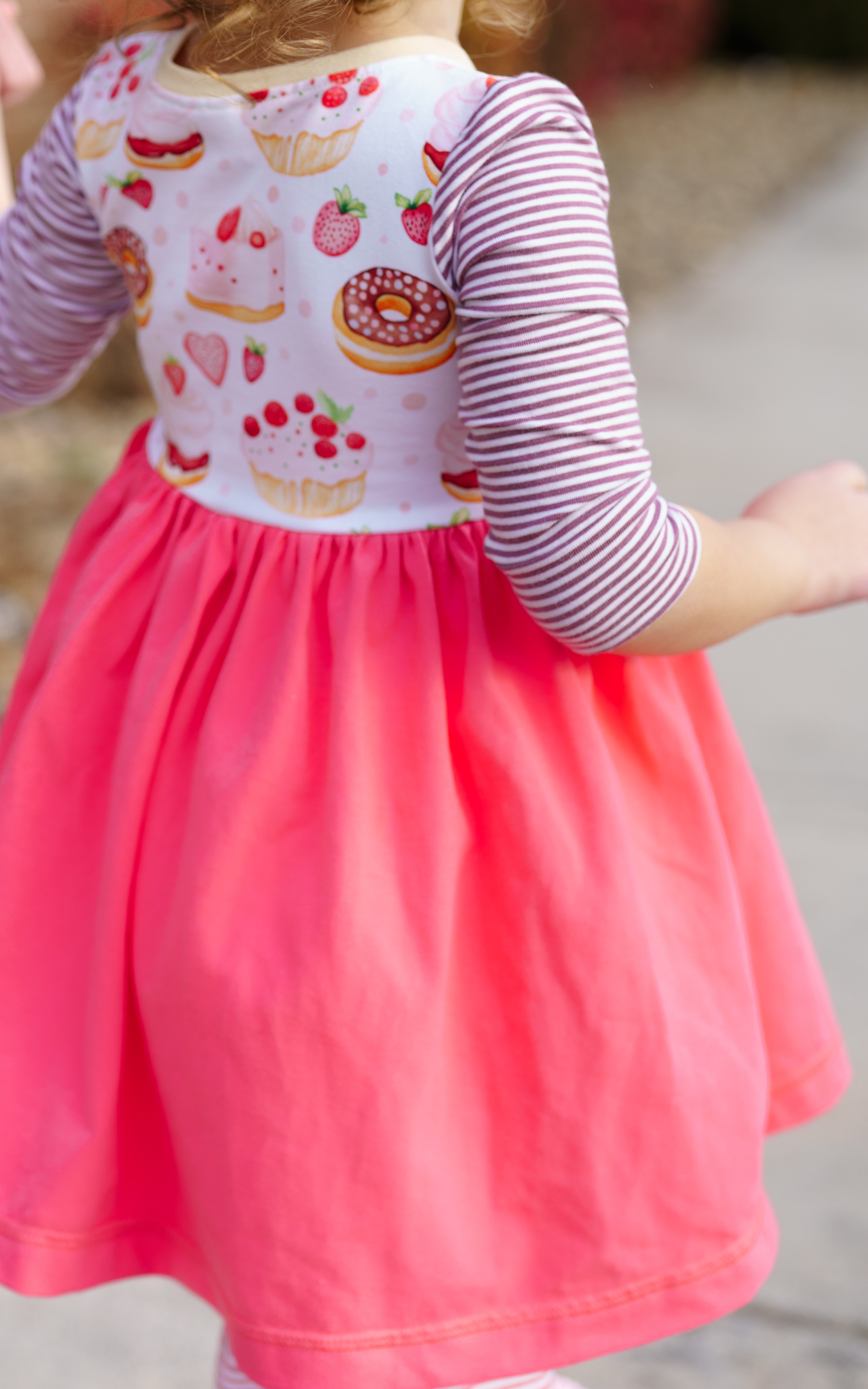 Sweet Treats 3/4 Sleeve Lap Dress (ships in 2 weeks)