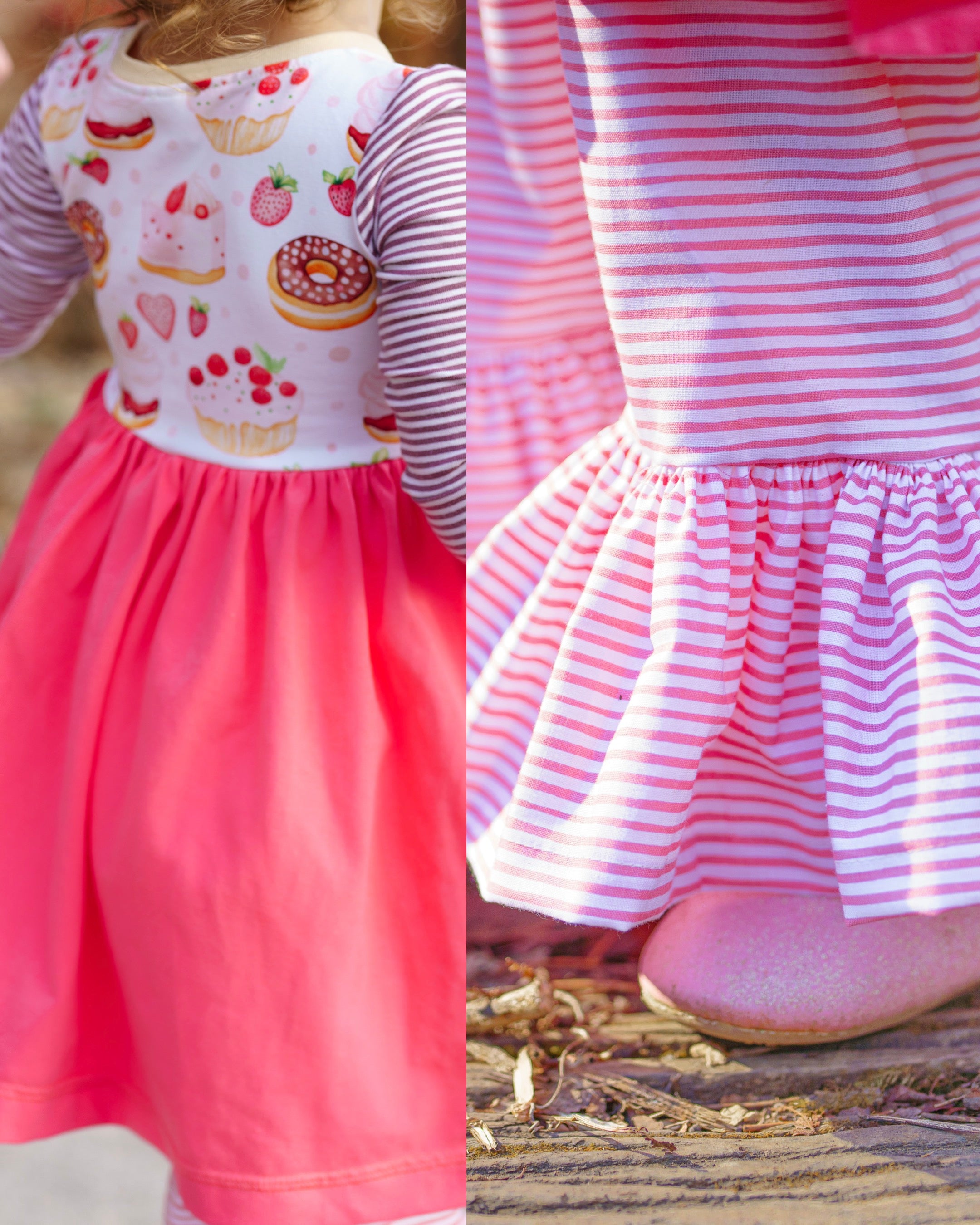 Sweet Treats 3/4 Sleeve Lap Dress (ships in 2 weeks)