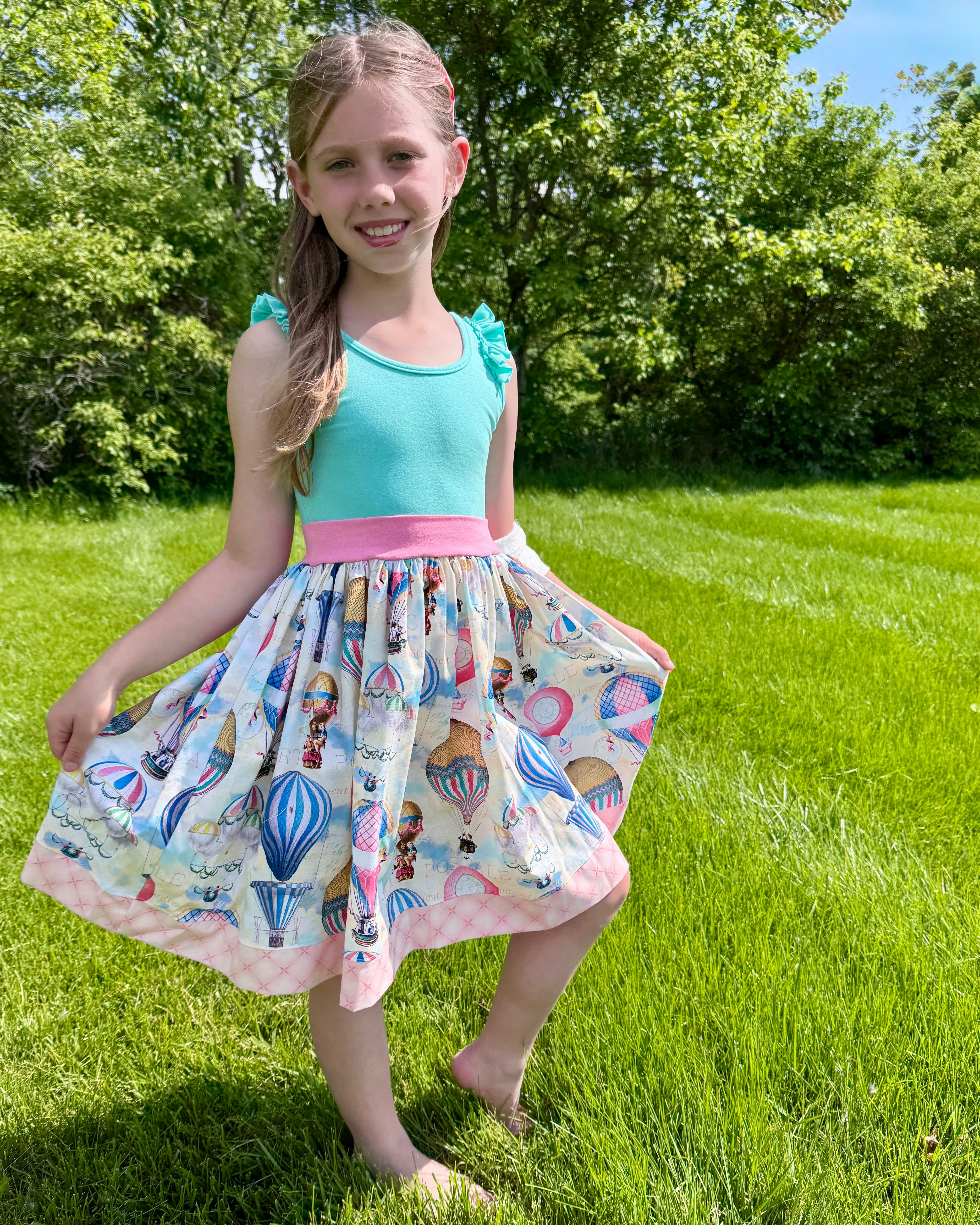 Come Fly With Me Zöe Twirl Dress (Ships in 2 Weeks)