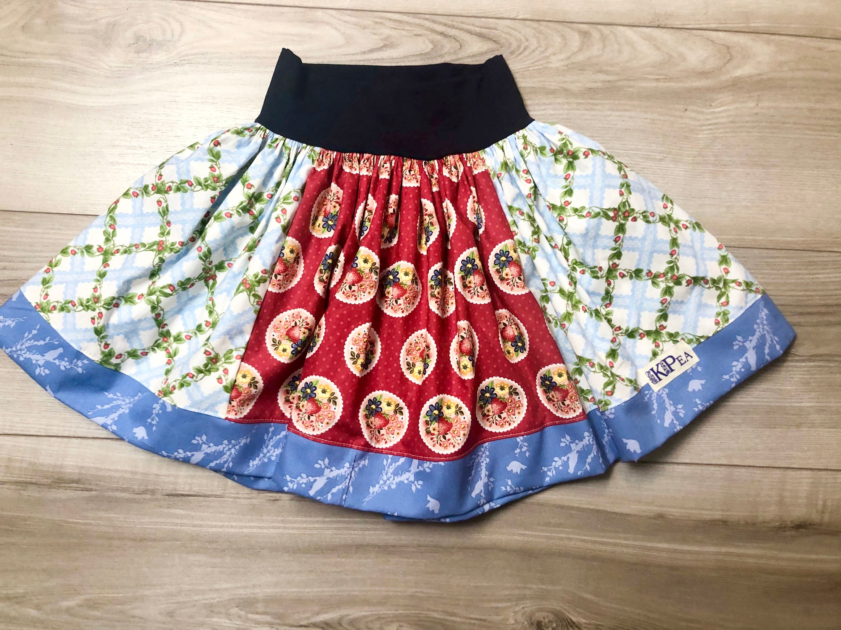 Strawberry Fields Lulu Skirt (ships in 2 weeks)