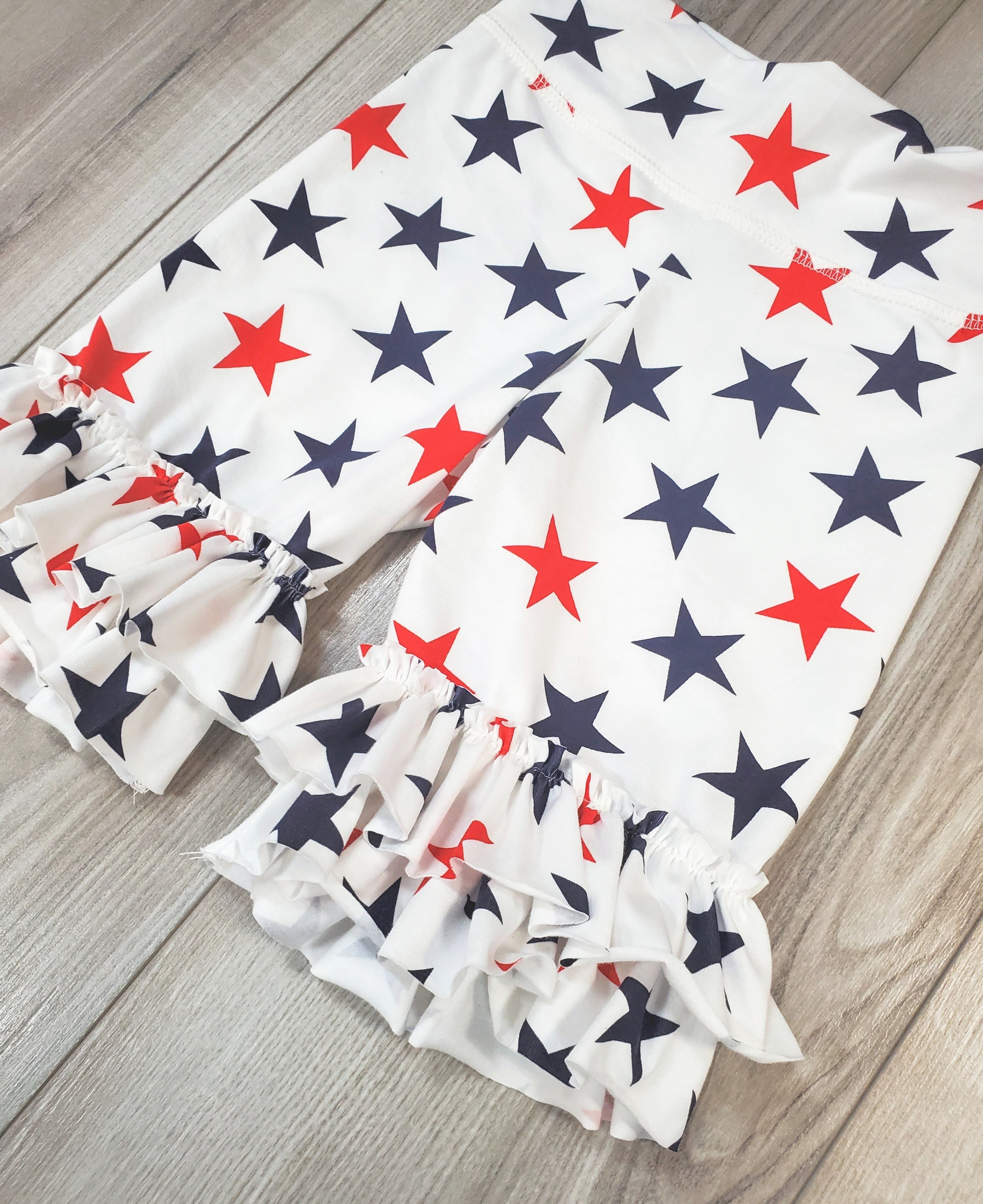 Let Freedom Ring Ruffle Shorties (ships in 2 weeks)