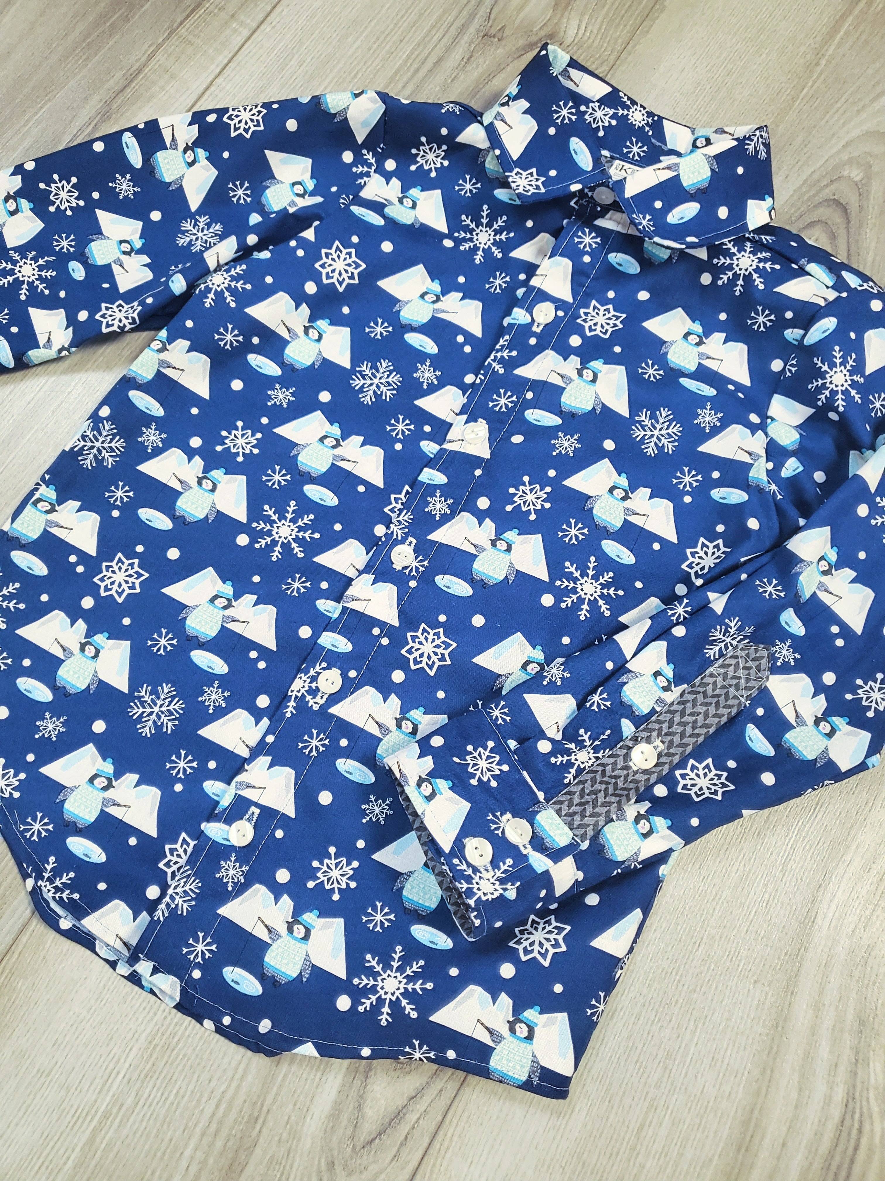 Winter Waddles Andrew Button Up Shirt