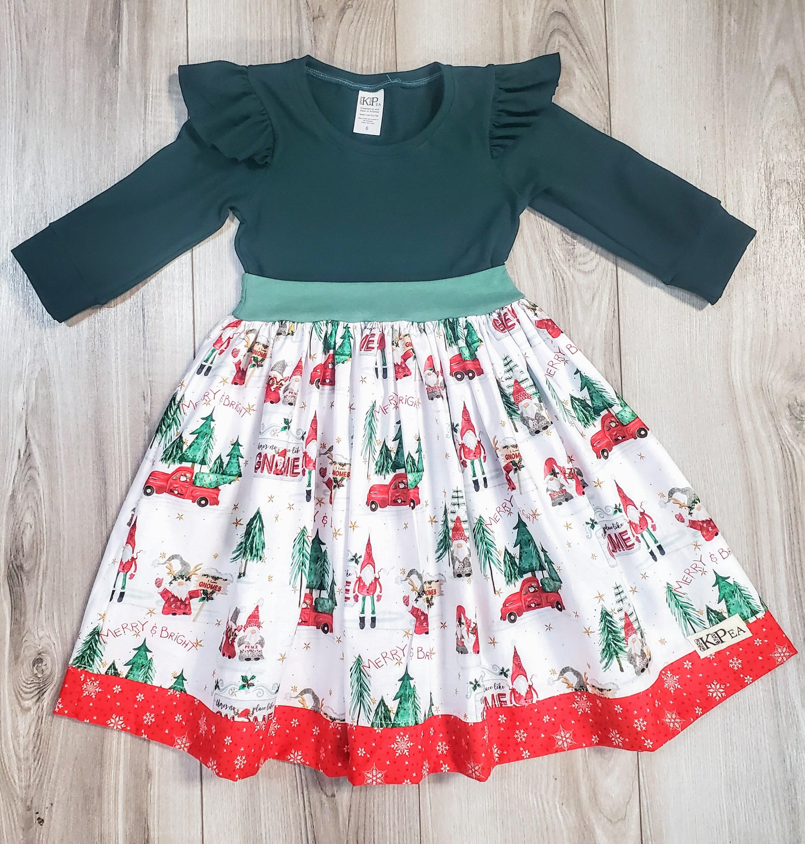 Gnome For The Holidays Ava Dress