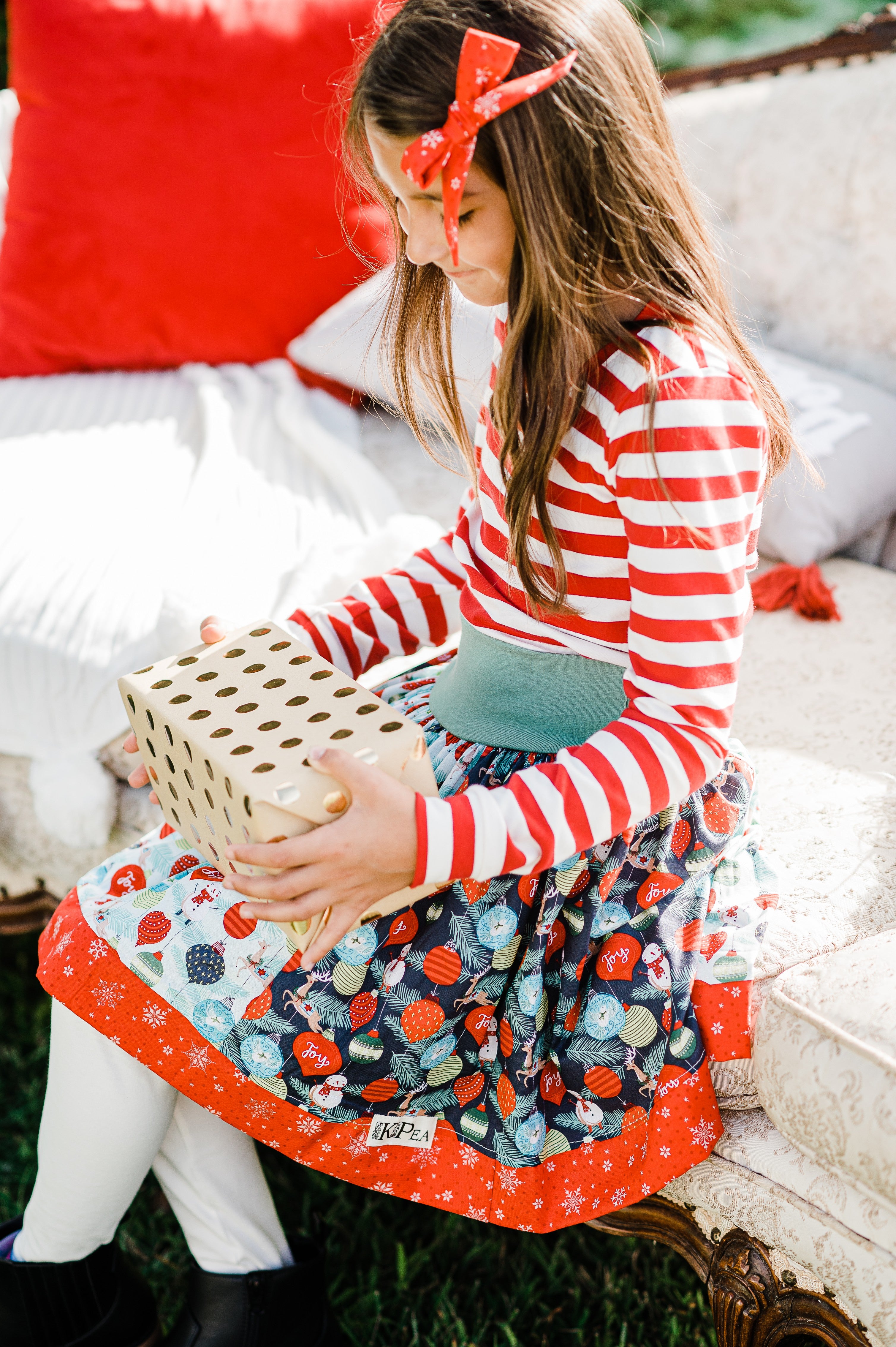 Candy Cane Alyssa Top
