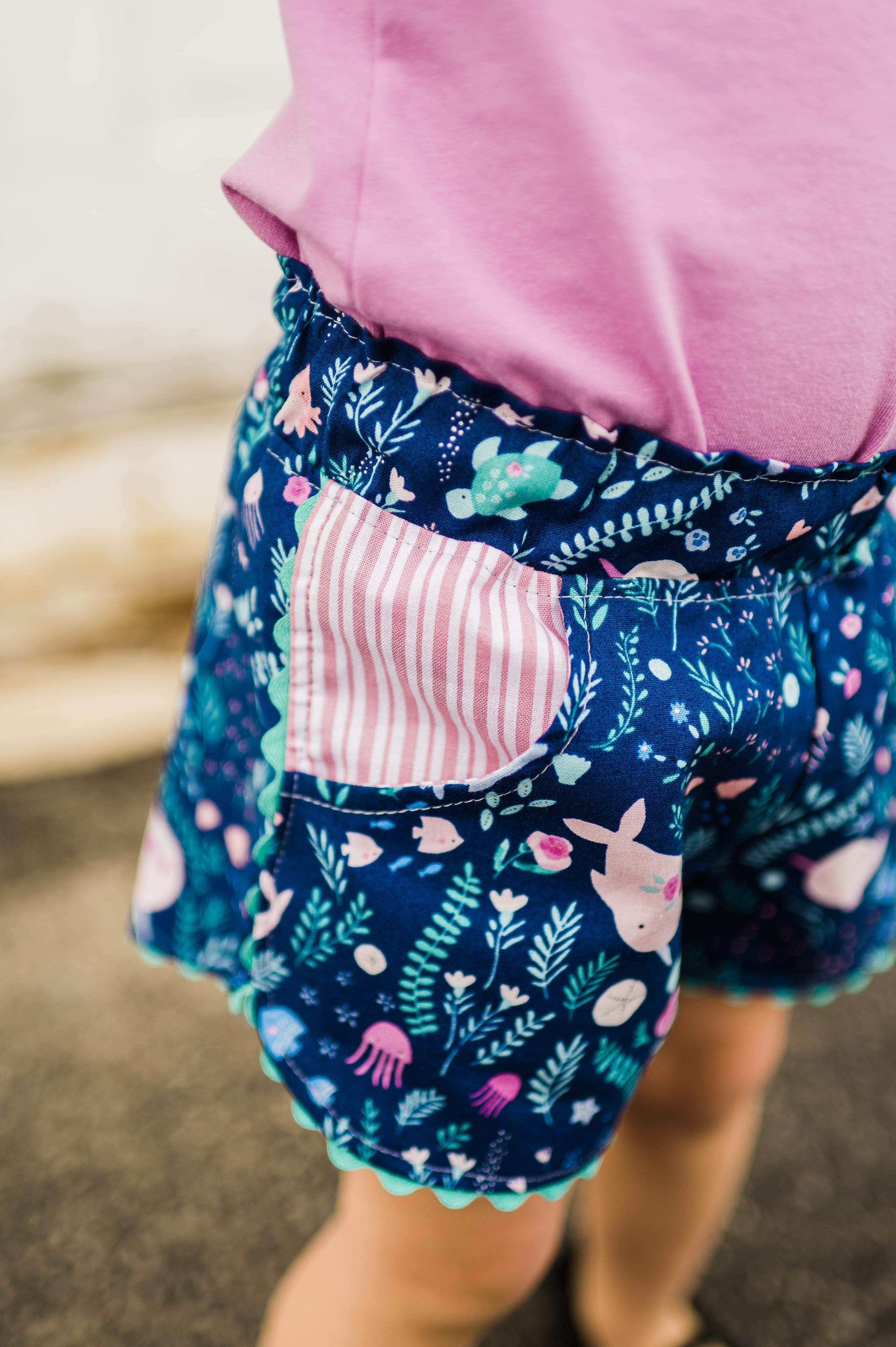 Unicorn of the Sea Jamie Shorts (ships in 2 weeks)